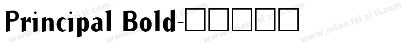 Principal Bold字体转换